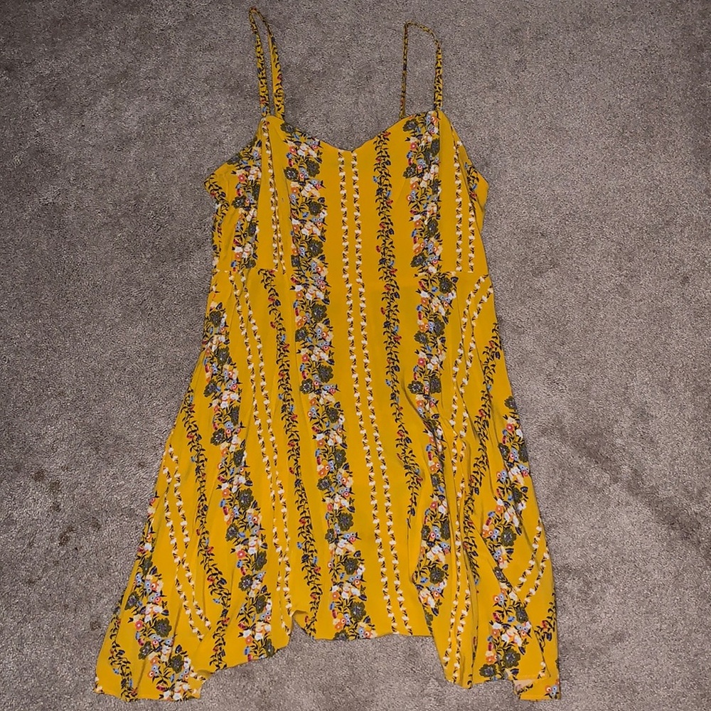 Spaghetti Strap Floral Dress